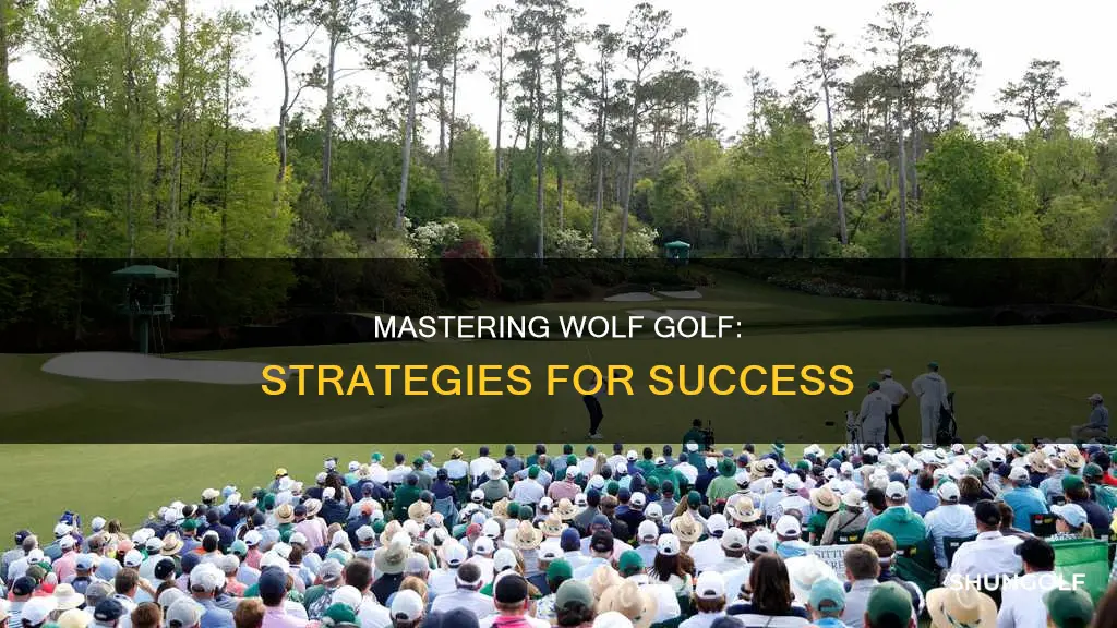 how to pay out wolf golf
