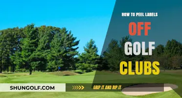 Effortless Label Removal: Tips for Peeling Stickers Off Golf Clubs