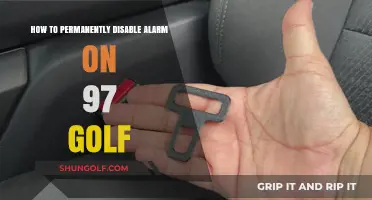 Permanently Disable Your 97 Golf Alarm: A Step-by-Step Guide