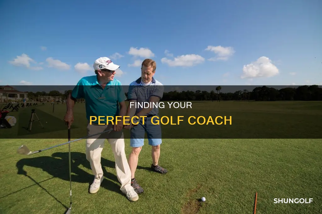 how to pick a golf coach