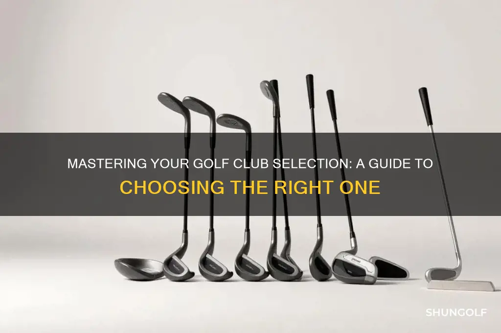 how to pick a golf when playing