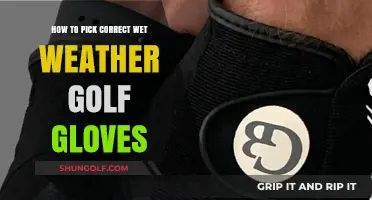 Mastering Wet Weather Golf: Choosing the Perfect Gloves for Grip