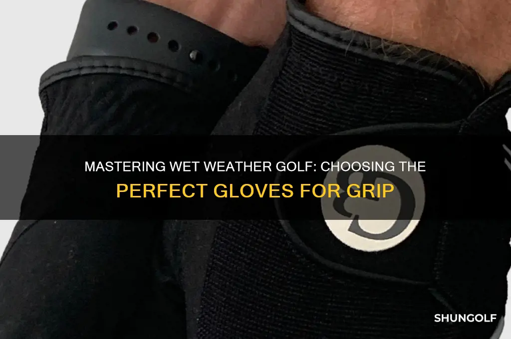 how to pick correct wet weather golf gloves