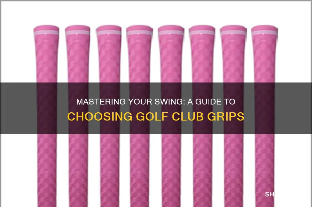 how to pick golf club grips