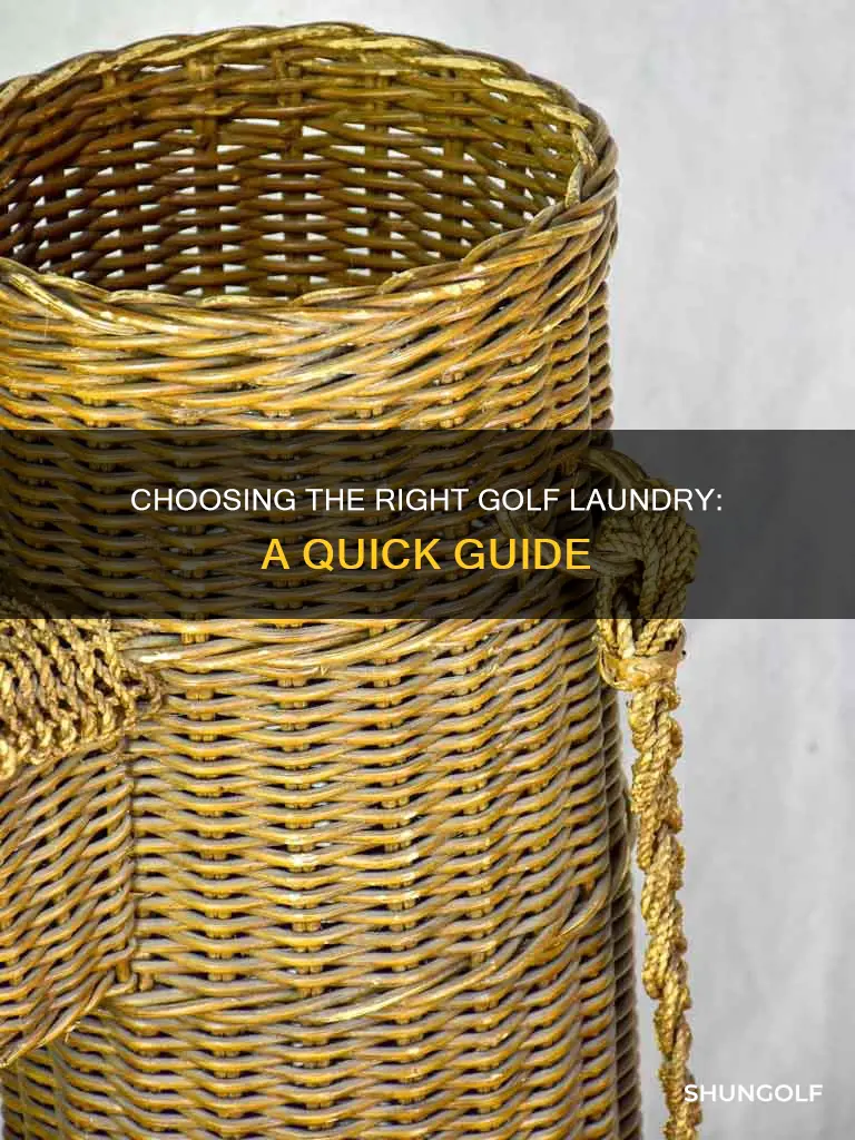 how to pick golf laundry