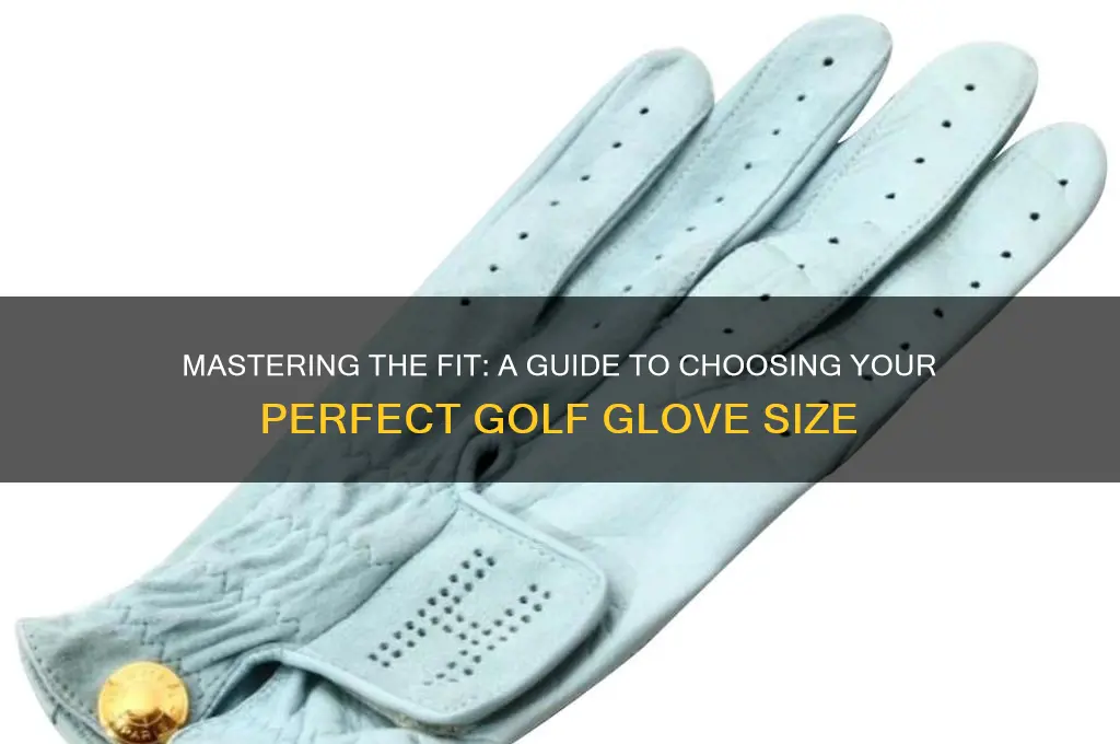 how to pick size for golf glove