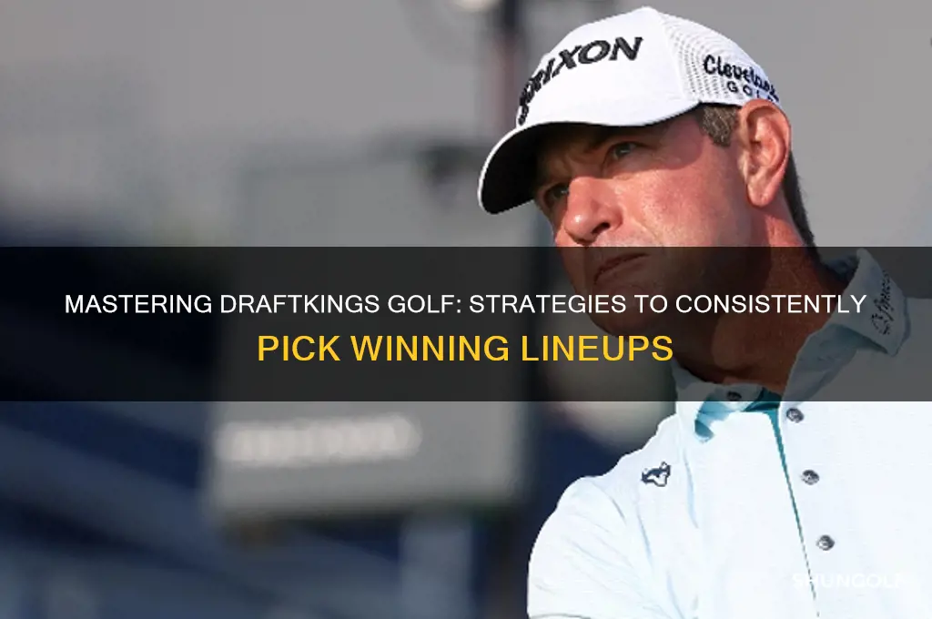 how to pick winners on draftkings golf