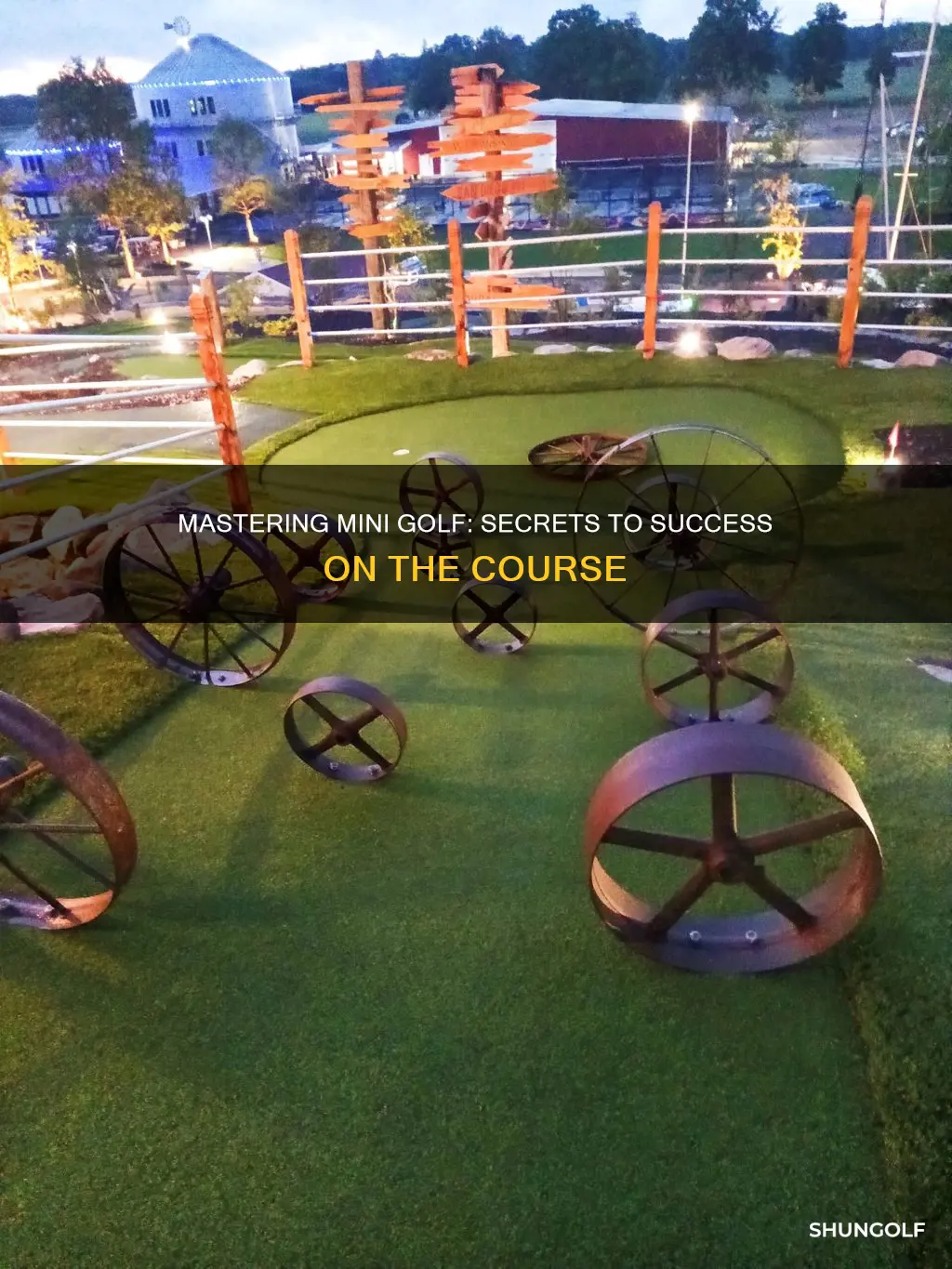 how to placd min golf