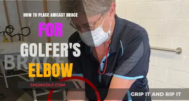 Effective Aircast Brace Placement for Golfer's Elbow Relief Guide