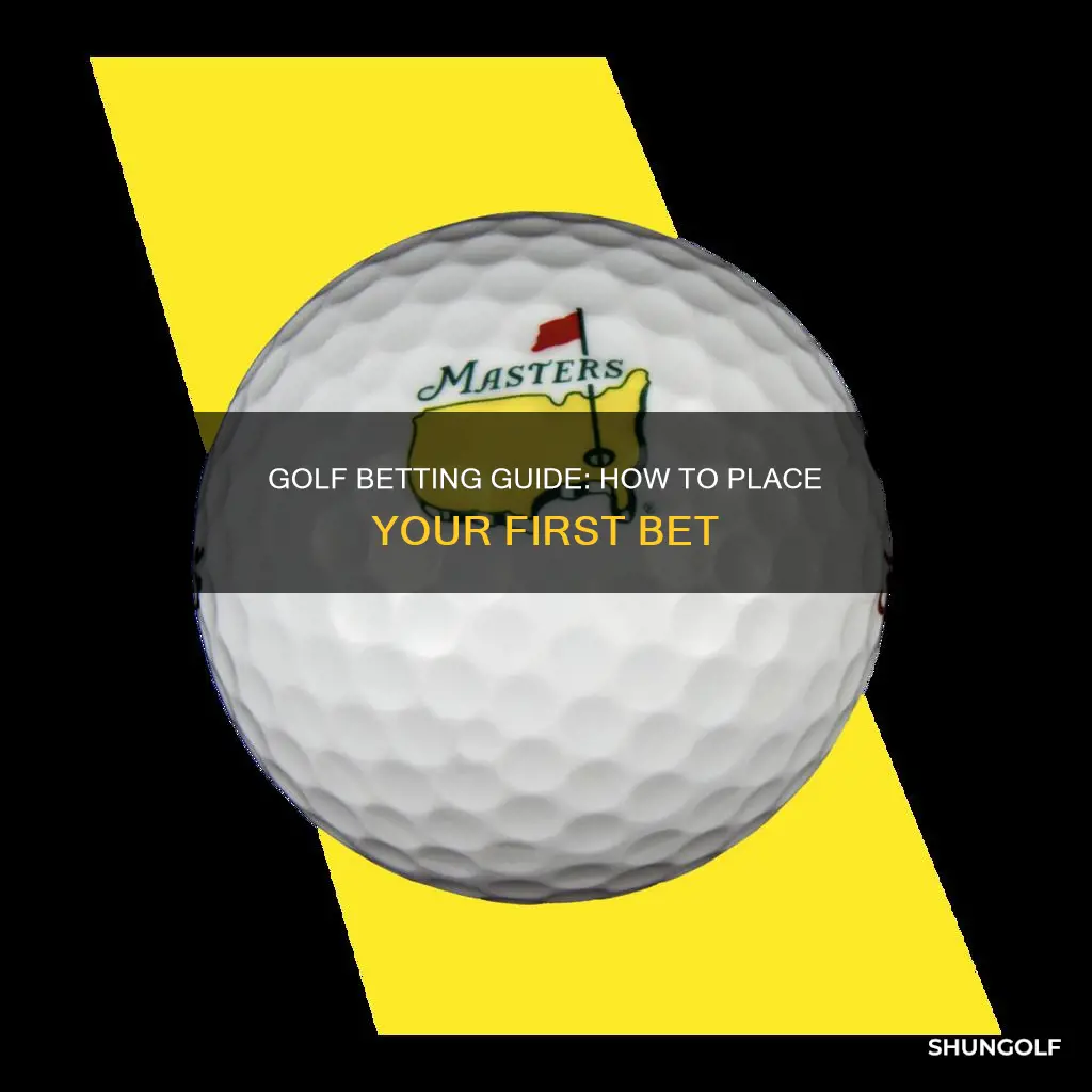 how to place bet on golf