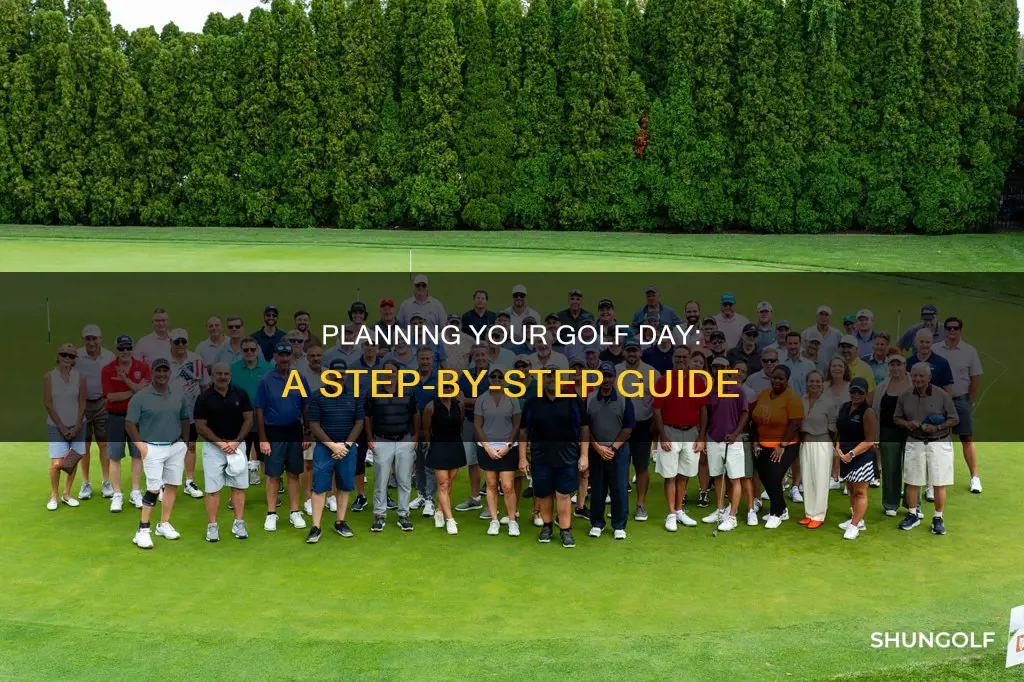 how to plan a golf day