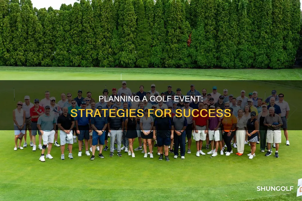 how to plan a golf event