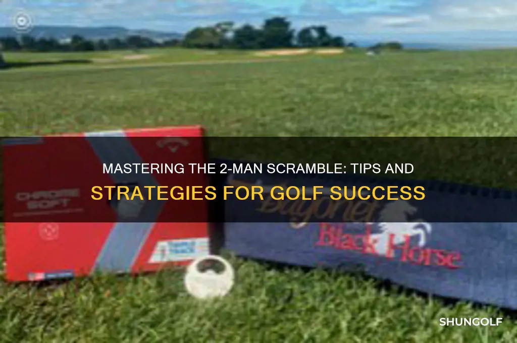 how to play 2 man scramble golf