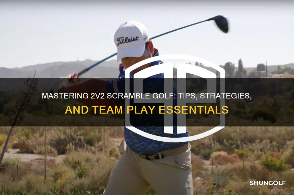 how to play 2v2 scramble golf