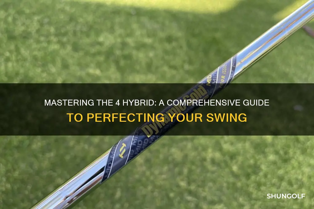 how to play a 4 hybrid golf club