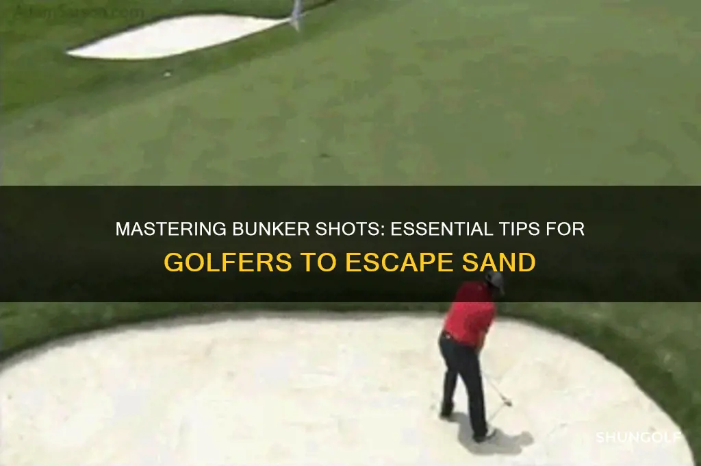 how to play a bunker shot in golf