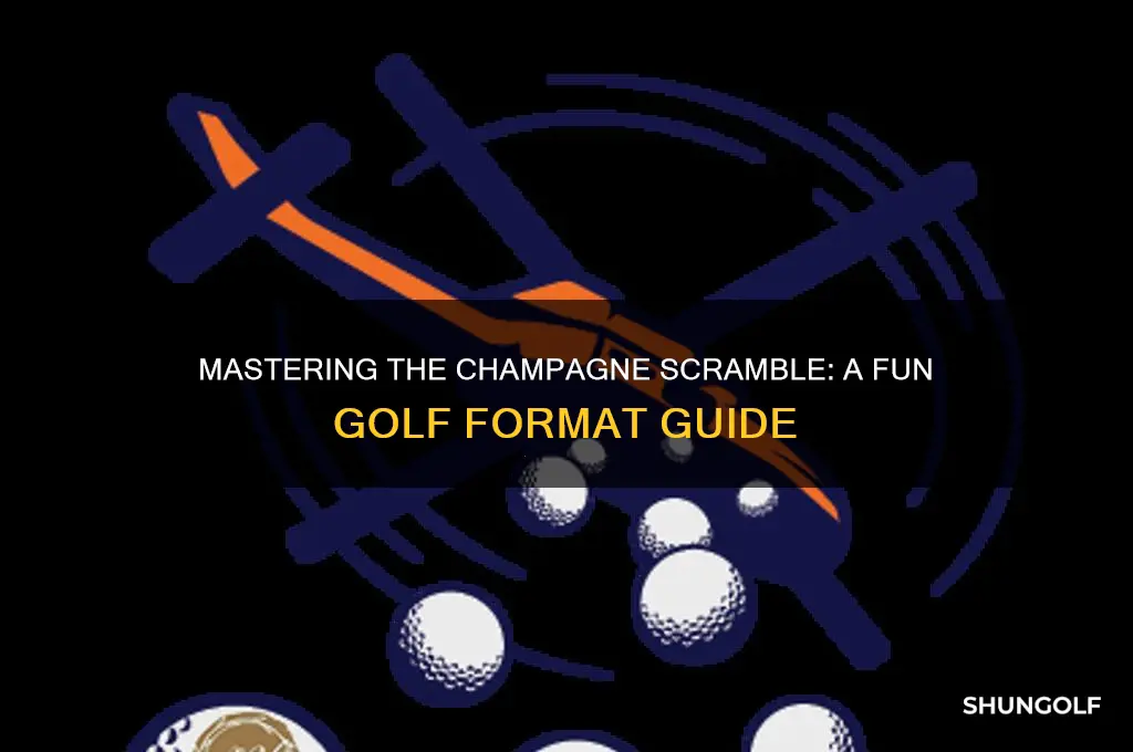 how to play a champagne scramble in golf