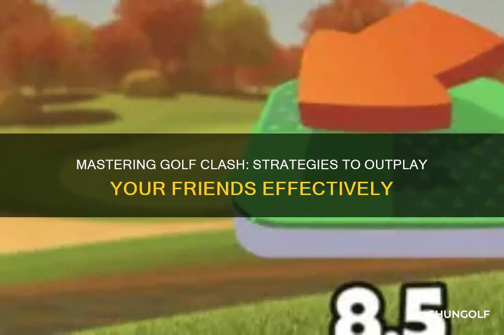 how to play a friend in golf clash