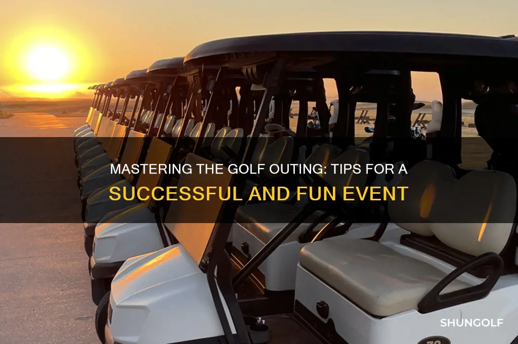 how to play a golf outing