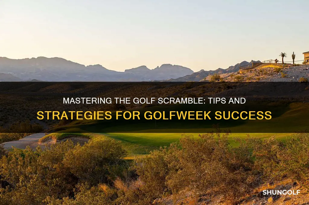 how to play a golf scramble golfweekgolfweek