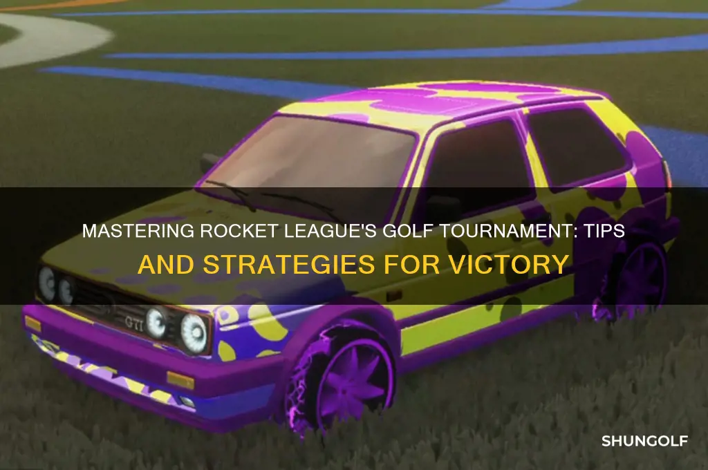 how to play a golf tournament in rocket league