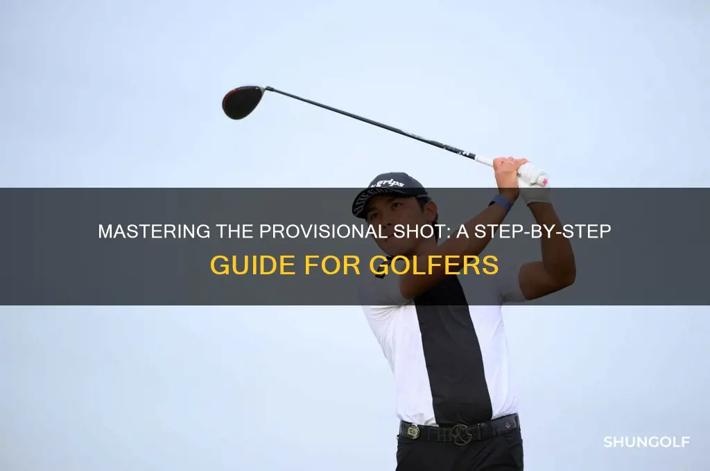 how to play a provisional shot in golf