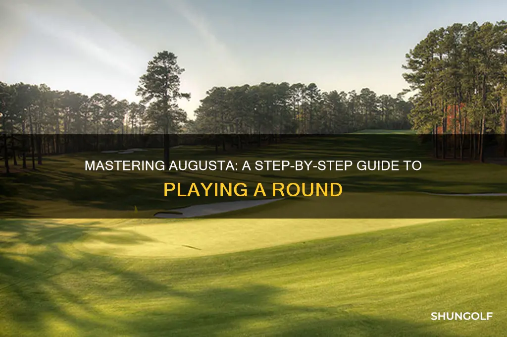 how to play a round of golf at augusta