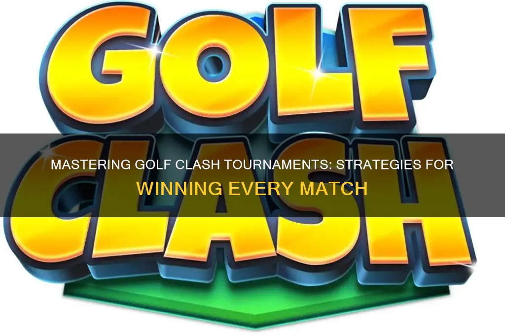 how to play a tournament on golf clash