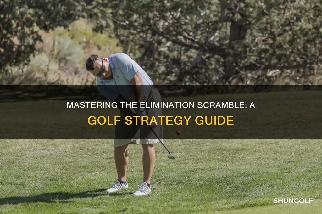 how to play an elimination scramble in golf