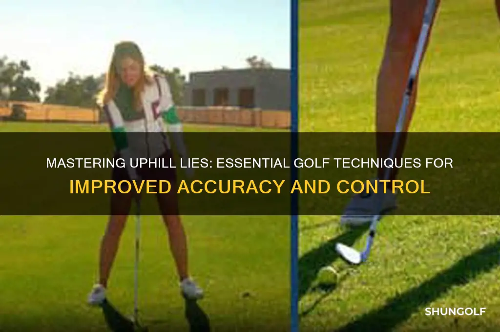 how to play an uphill lie in golf