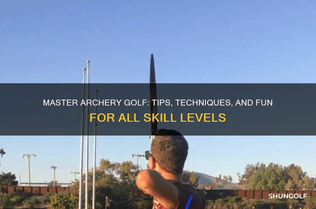 how to play archery golf