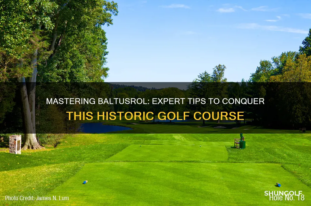 how to play baltusrol golf course