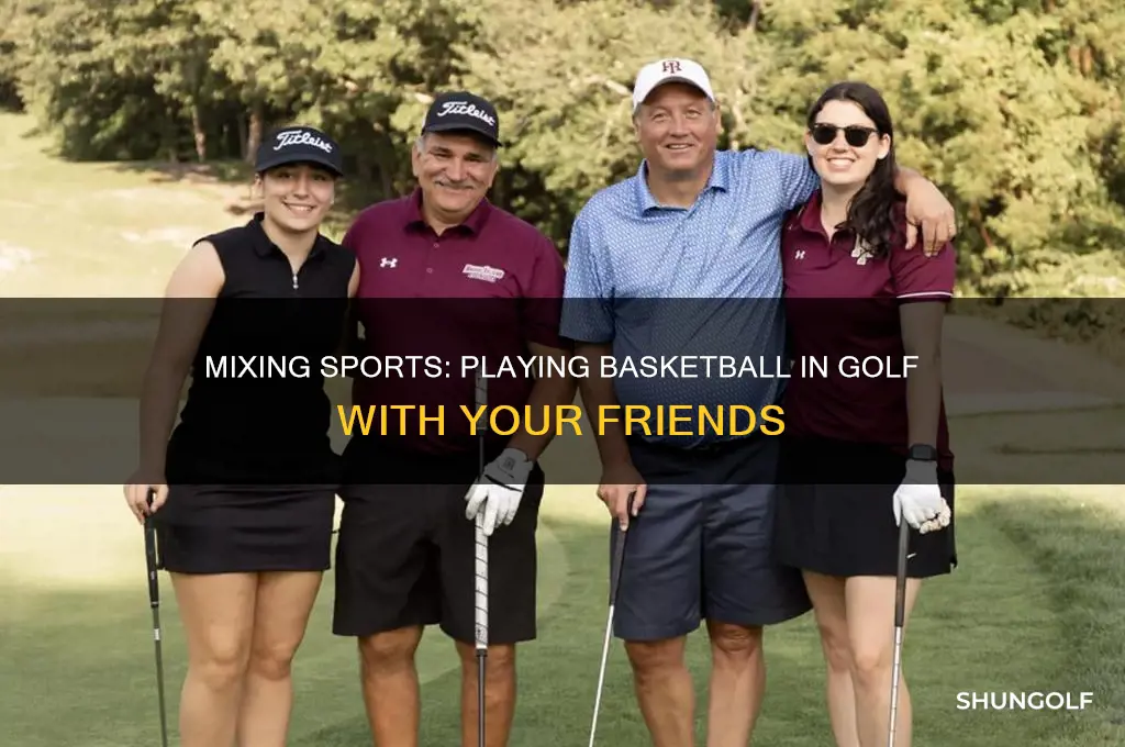 how to play basketball in golf with ur friends