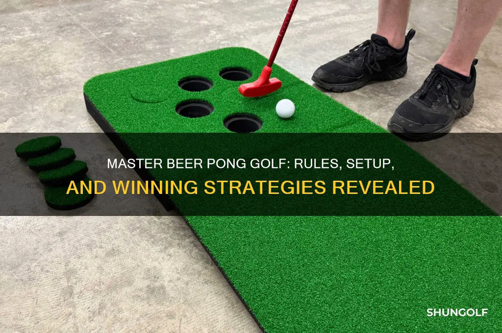 how to play beer pong golf
