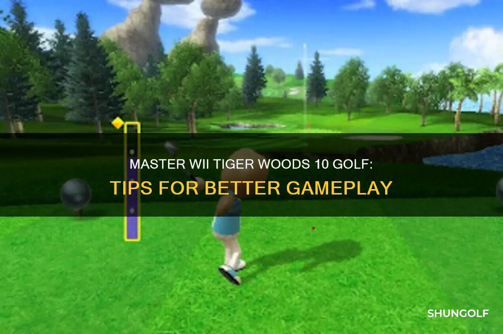 how to play better wii tiger woods 10 golf