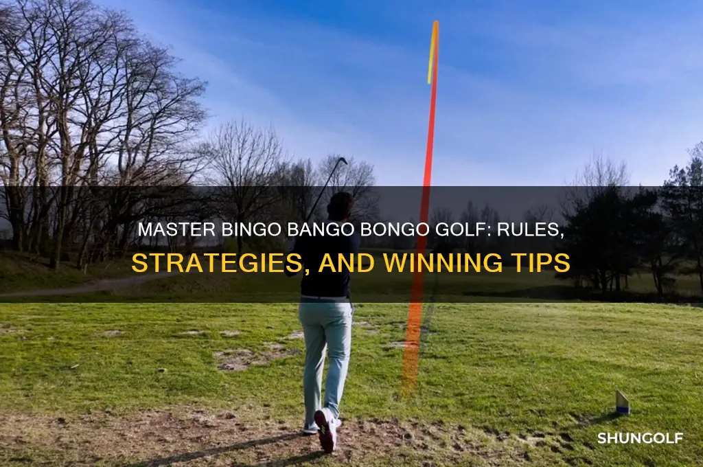 how to play bingo bango bongo golf
