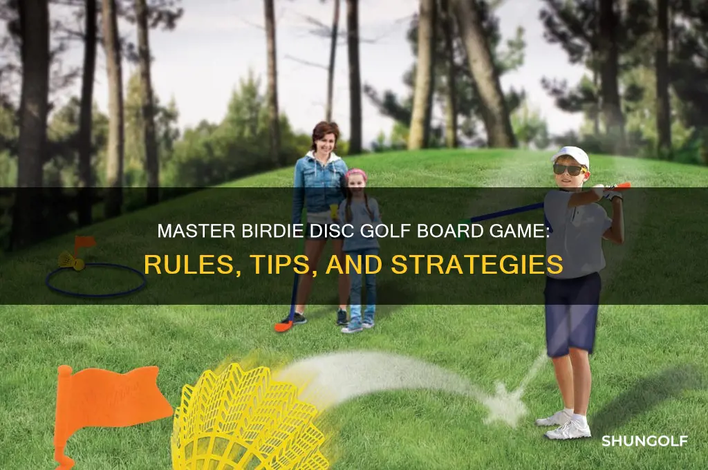 how to play birdie disc golf board game