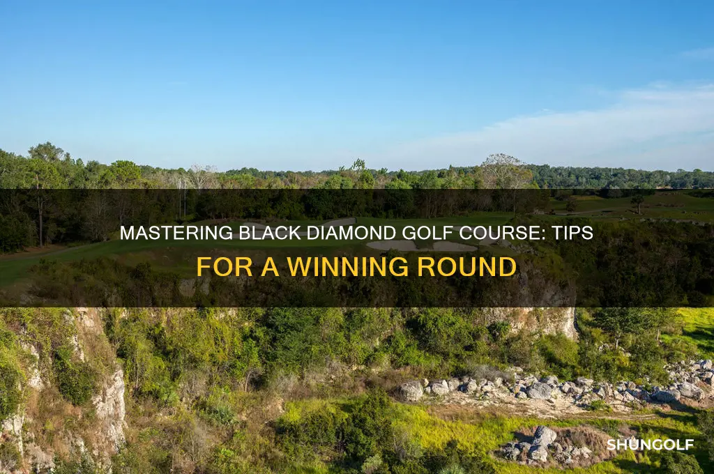 how to play black diamond golf course