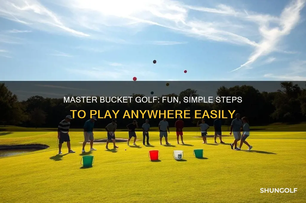 how to play bucket golf