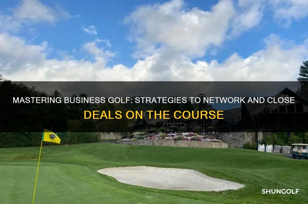 how to play business golf