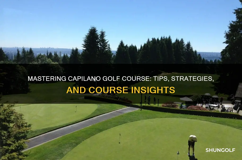 how to play capilano golf course
