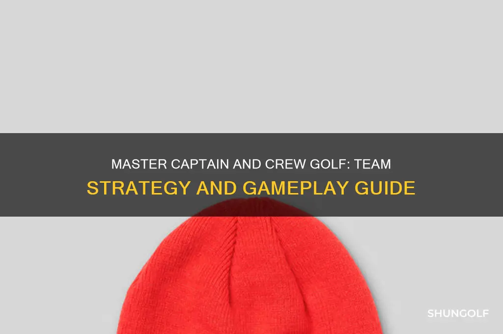 how to play captain and crew golf