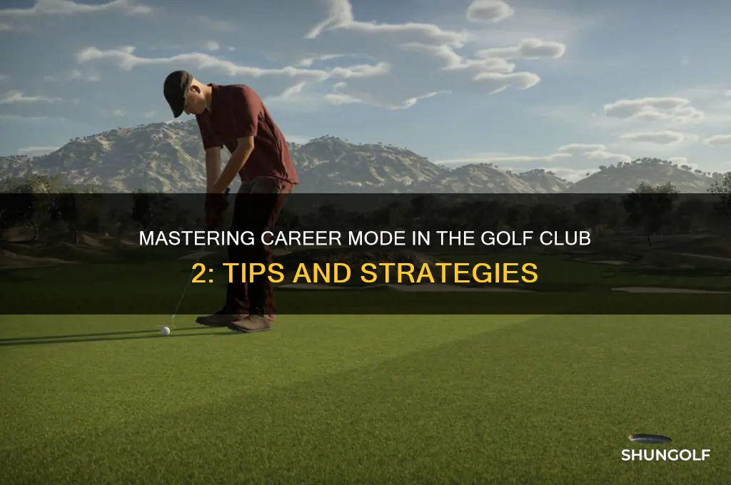 how to play career mode in golf club 2