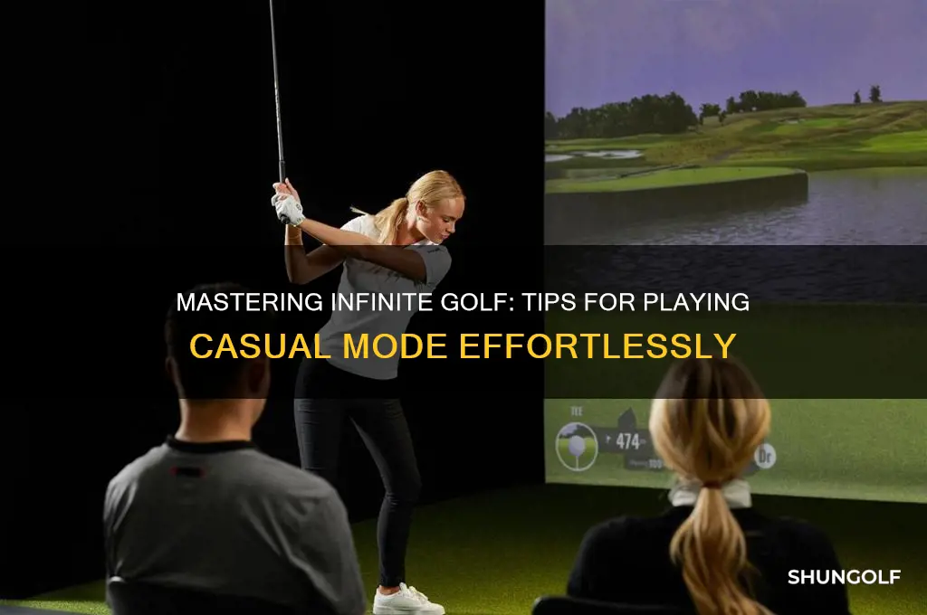 how to play casual mode in infinite golf