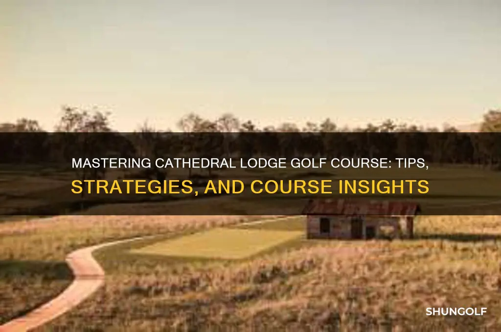 how to play cathedral lodge golf course