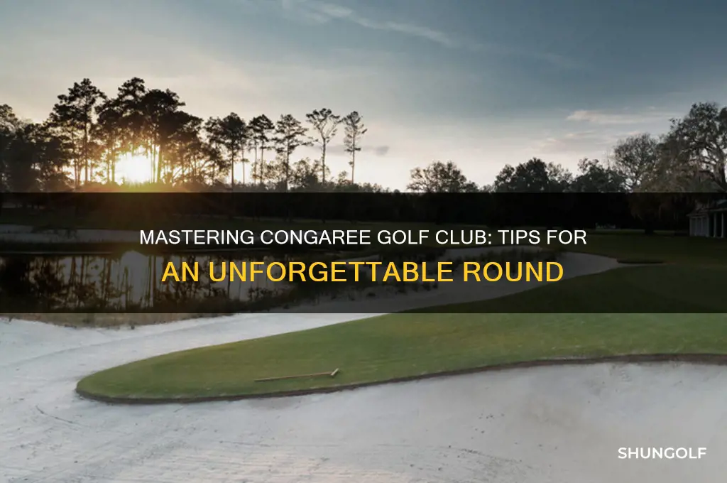 how to play congaree golf club