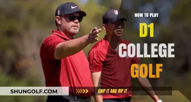 Mastering the Swing: A Guide to Playing D1 College Golf