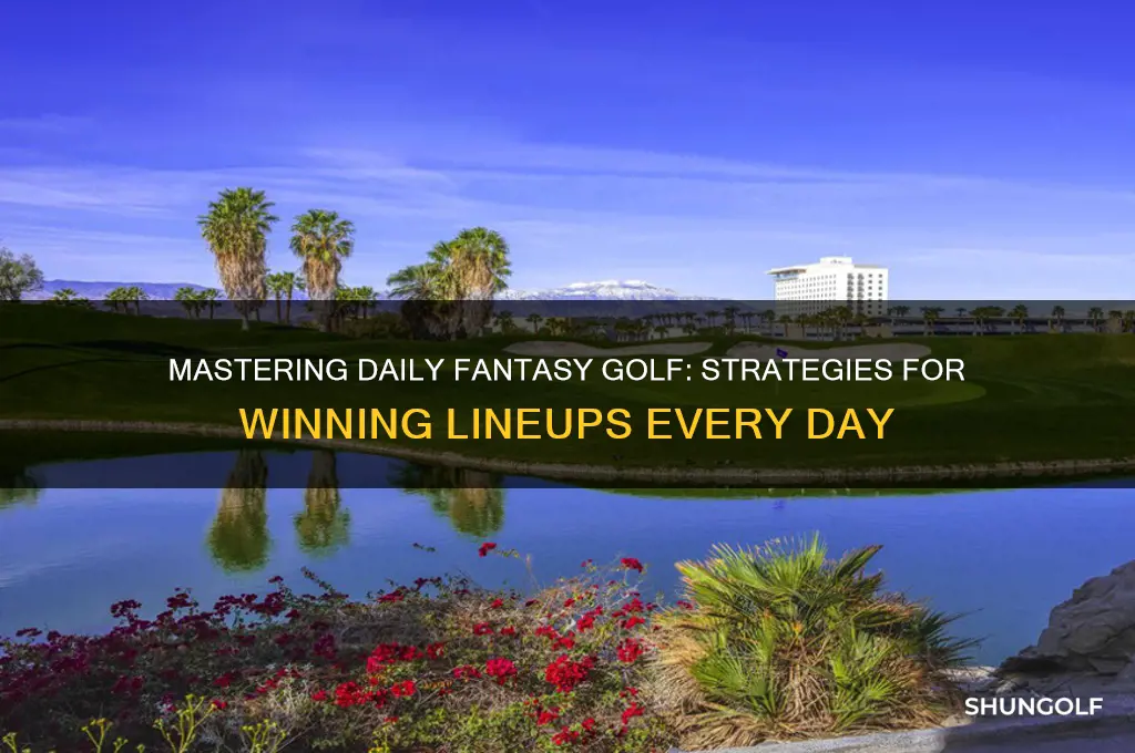 how to play daily fantasy golf