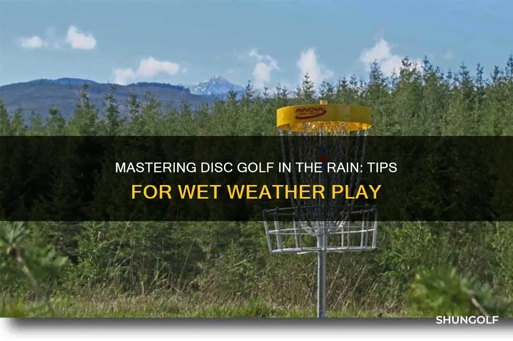 how to play disc golf in the rain