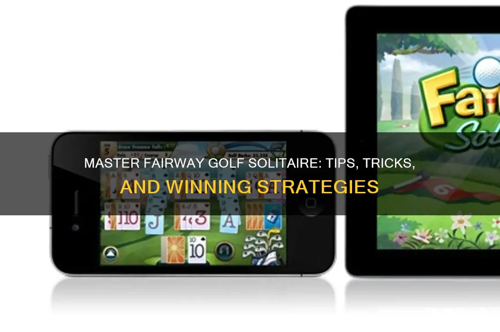 how to play fairway golf solitaire
